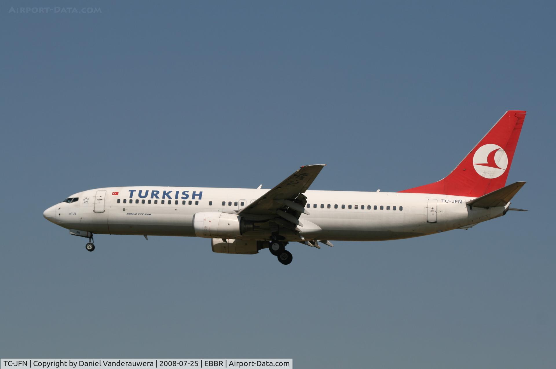 TC-JFN, 1999 Boeing 737-8F2 C/N 29776, 