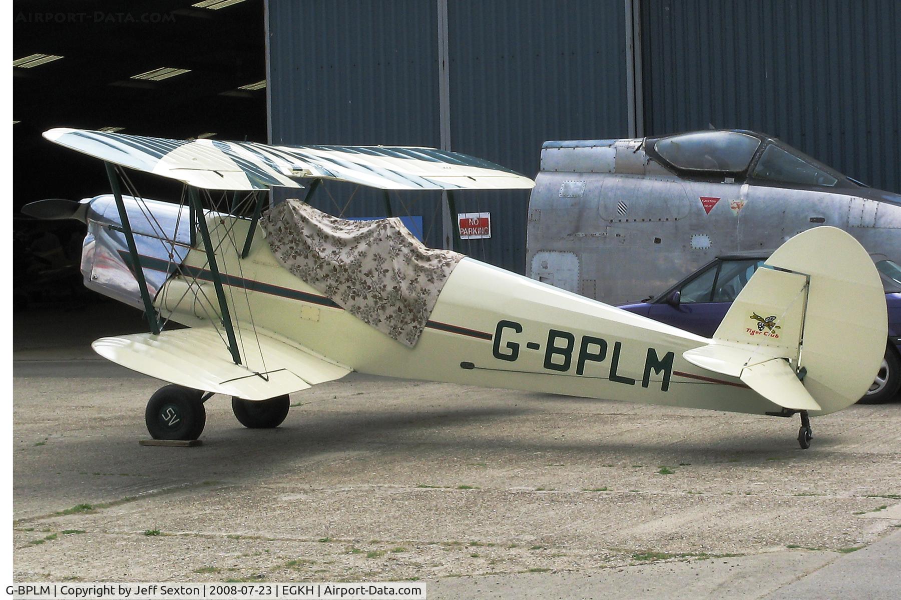 G-BPLM, 1948 Stampe-Vertongen SV-4C C/N 1004, Parked at Lasheden/Headcorn