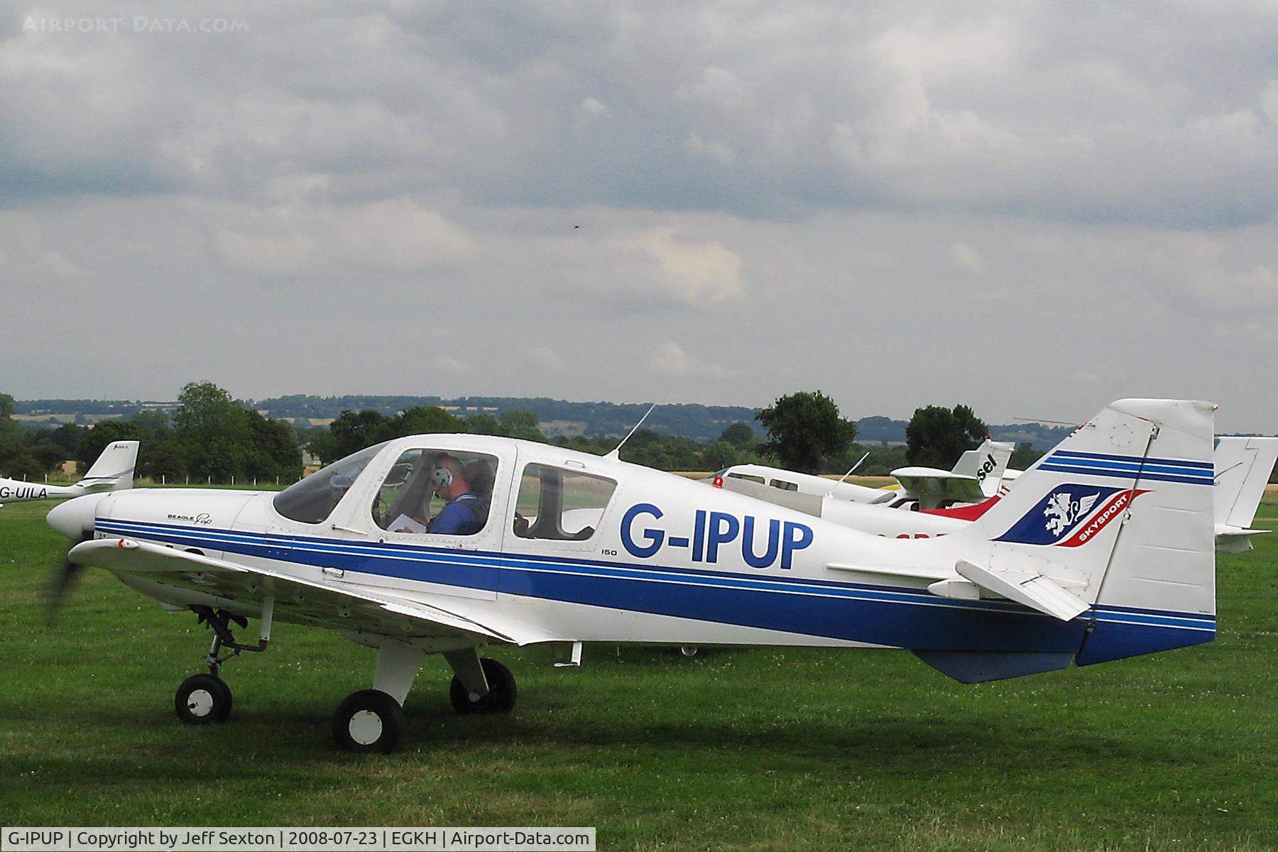 G-IPUP, 1969 Beagle B-121 Pup Series 2 (Pup 150) C/N B121-036, Taxiing in at Lashenden/Headcorn