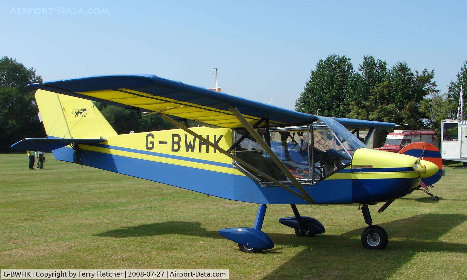 G-BWHK, 1995 Rans S-6-116 Coyote II C/N PFA 204A-12908, Rans S6-116 - a visitor to Baxterley Wings and Wheels 2008 , a grass strip in rural Warwickshire in the UK