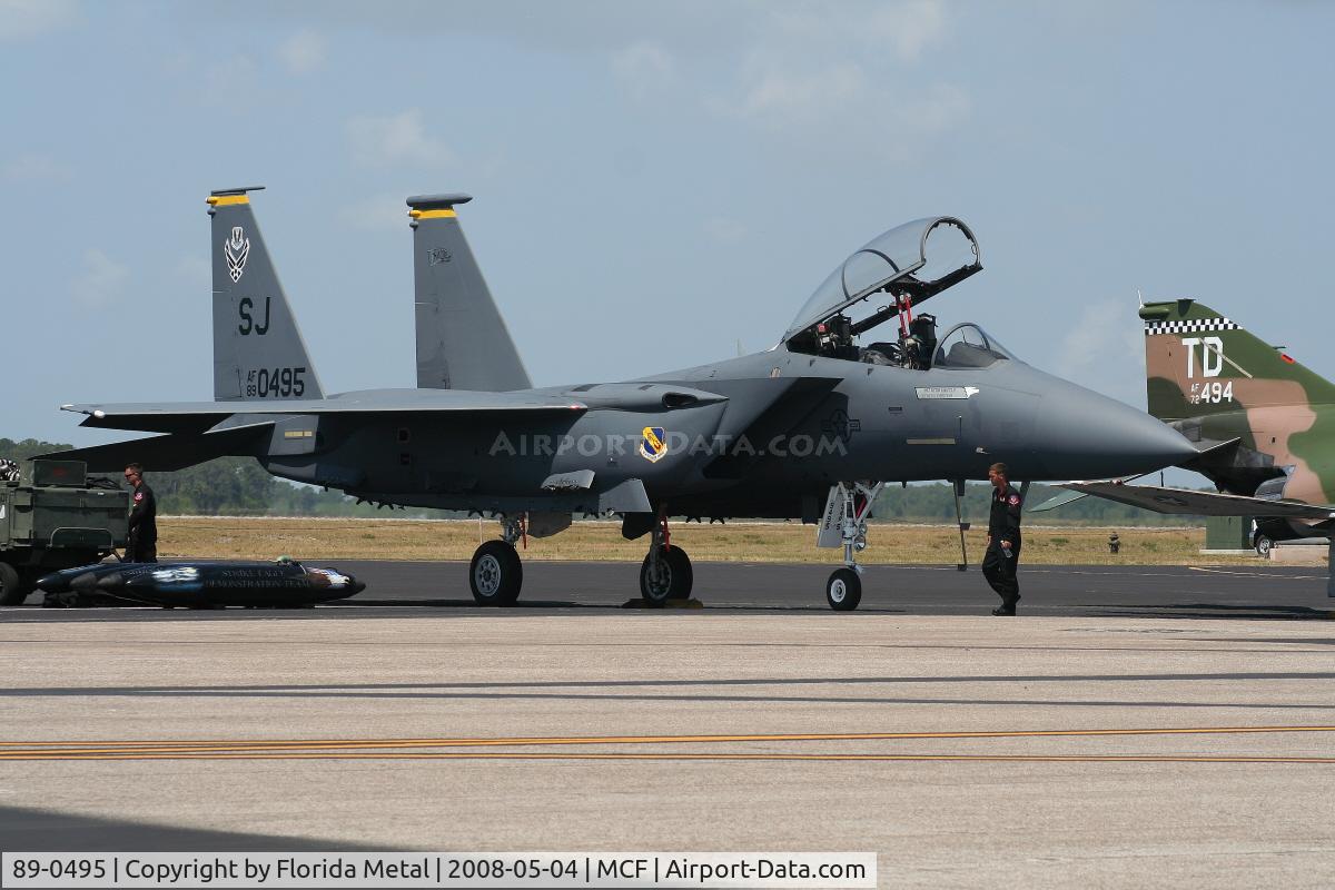 89-0495, 1989 McDonnell Douglas F-15E Strike Eagle C/N 1142/E117, F-15E Eagle