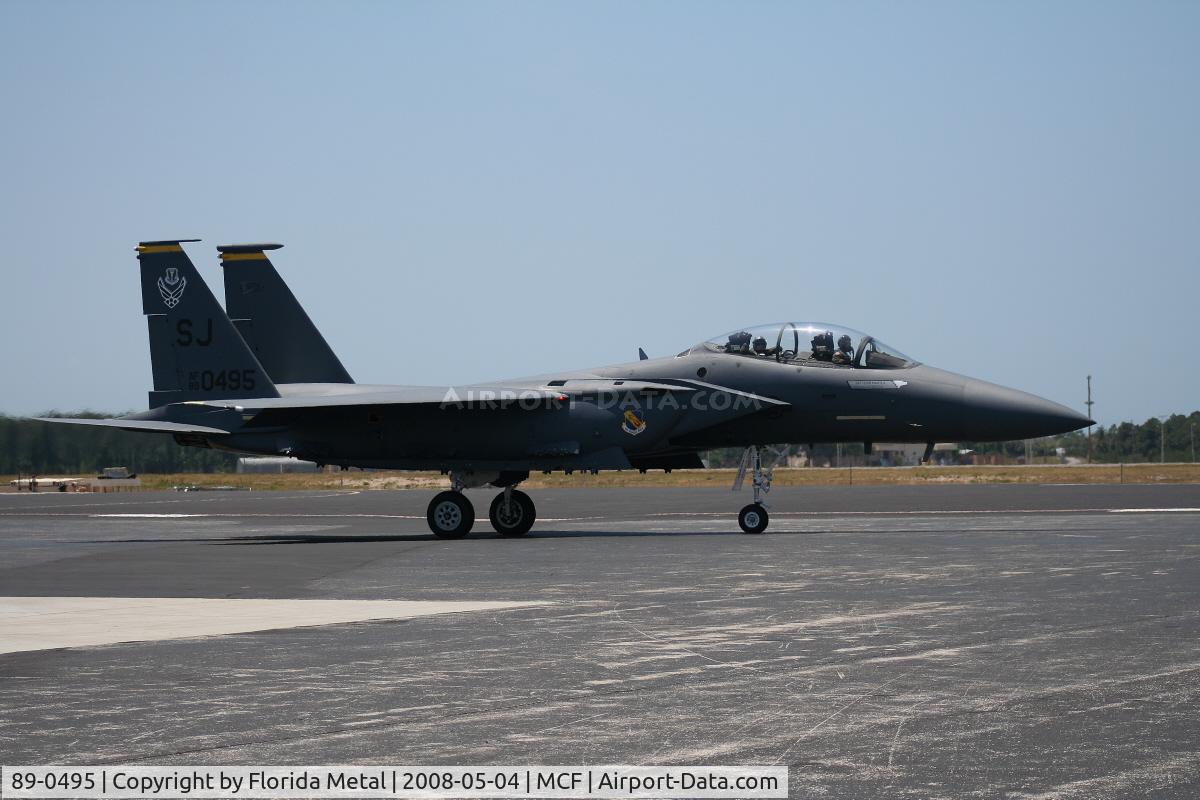 89-0495, 1989 McDonnell Douglas F-15E Strike Eagle C/N 1142/E117, F-15E Eagle