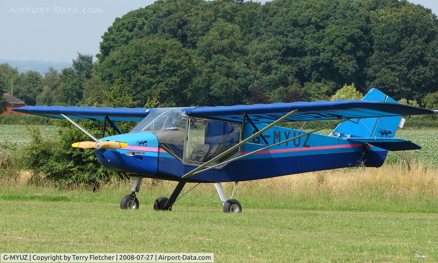 G-MYUZ, 1994 Rans S-6ESD Coyote II C/N PFA 204-12741, Rans S6-ESD - a visitor to Baxterley Wings and Wheels 2008 , a grass strip in rural Warwickshire in the UK