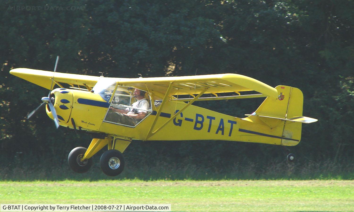 G-BTAT, 1990 Denney Kitfox Mk2 C/N PFA 172-11832, Denney Kitfox MK2 - a visitor to Baxterley Wings and Wheels 2008 , a grass strip in rural Warwickshire in the UK