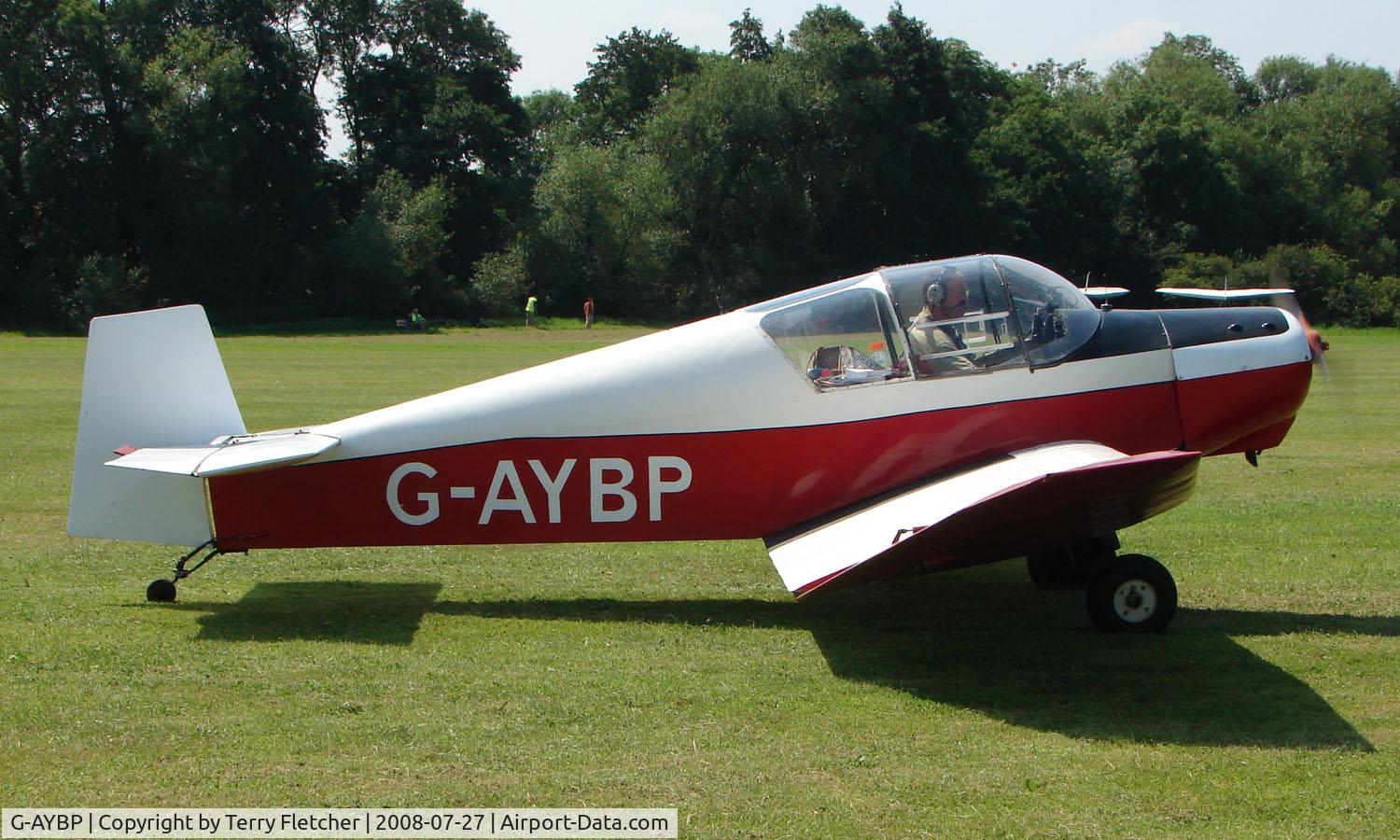 G-AYBP, 1964 Jodel D-112 C/N 1131, Jodel D112 - a visitor to Baxterley Wings and Wheels 2008 , a grass strip in rural Warwickshire in the UK