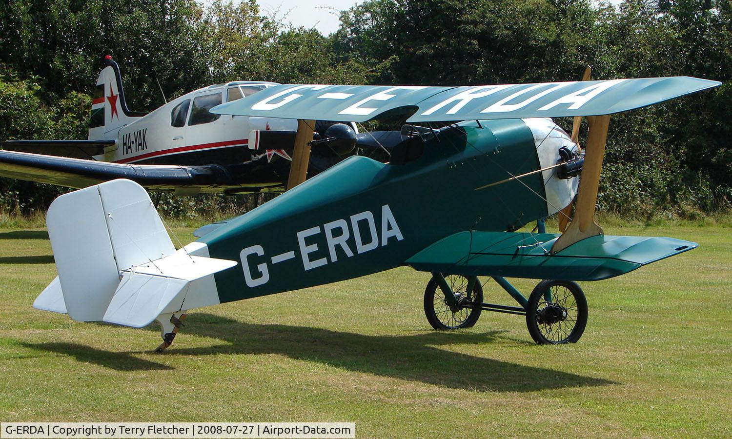 G-ERDA, 2006 Staaken Z-21A FLITZER C/N PFA 223-13947, Another Flitzer - a visitor to Baxterley Wings and Wheels 2008 , a grass strip in rural Warwickshire in the UK
