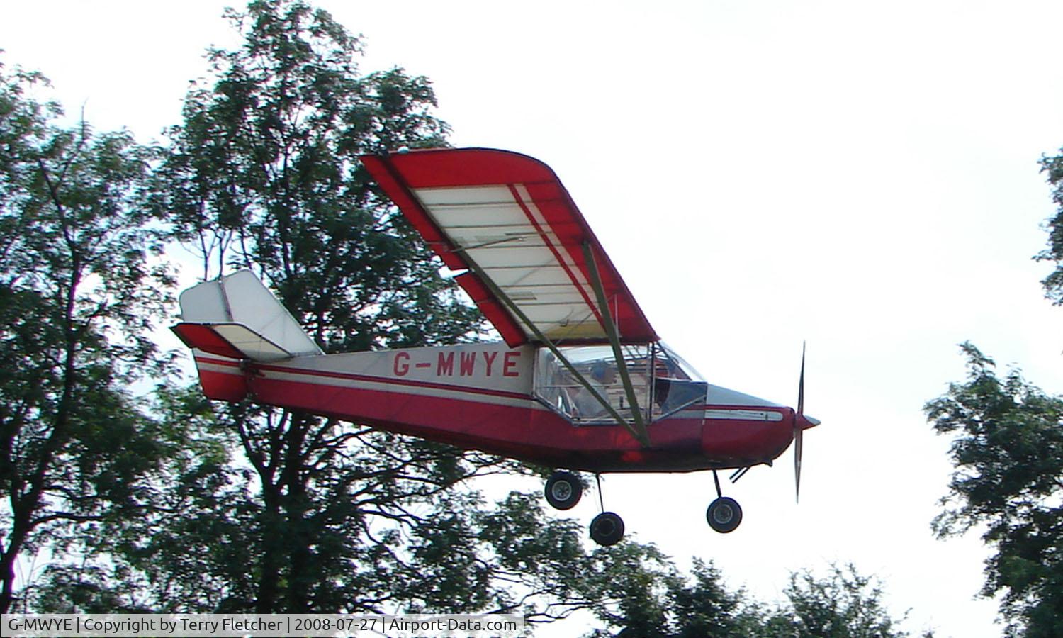 G-MWYE, 1992 Rans S-6ESD Coyote II C/N PFA 204-12223, Rans S6-ESD - a visitor to Baxterley Wings and Wheels 2008 , a grass strip in rural Warwickshire in the UK