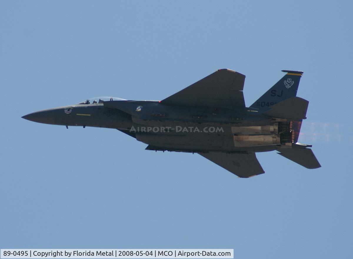 89-0495, 1989 McDonnell Douglas F-15E Strike Eagle C/N 1142/E117, F-15E Eagle