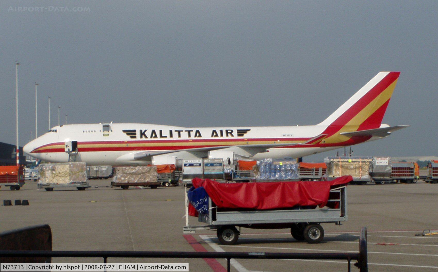N73713, 1989 Boeing 747-4H6 C/N 24315, seccond 747-400F of Kalitta.