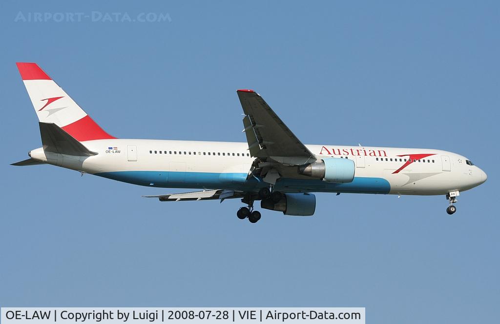 OE-LAW, 1992 Boeing 767-3Z9/ER C/N 26417, Austrian