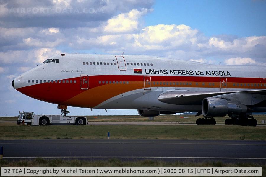D2-TEA, 1986 Boeing 747-312 C/N 23410, Linhas Aereas de Angola