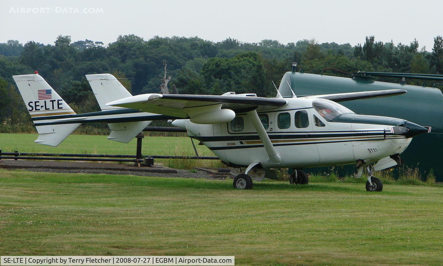 SE-LTE, 1980 Cessna P337H Pressurized Skymaster C/N P337-0352, A swedish registered (but UK based) Cessna 337 at Tatenhill