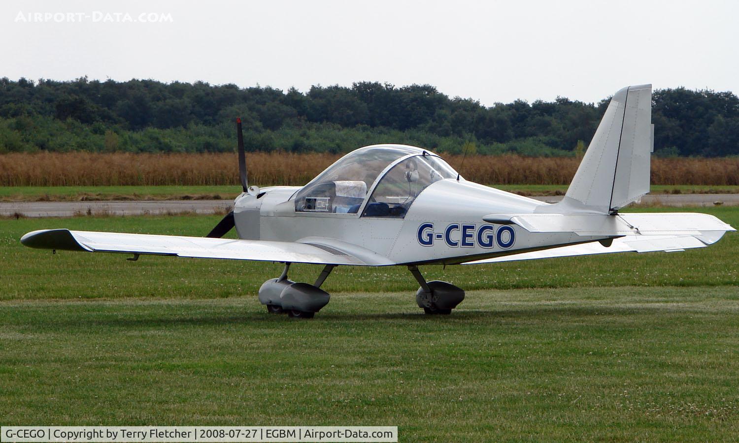 G-CEGO, 2006 Aerotechnik EV-97A Eurostar C/N PFA 315A-14552, EV-97A Eurostar at Tatenhill