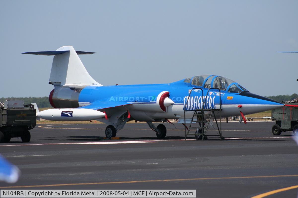 N104RB, 1962 Lockheed CF-104D Starfighter C/N 583A-5302, Starfighters Inc F104