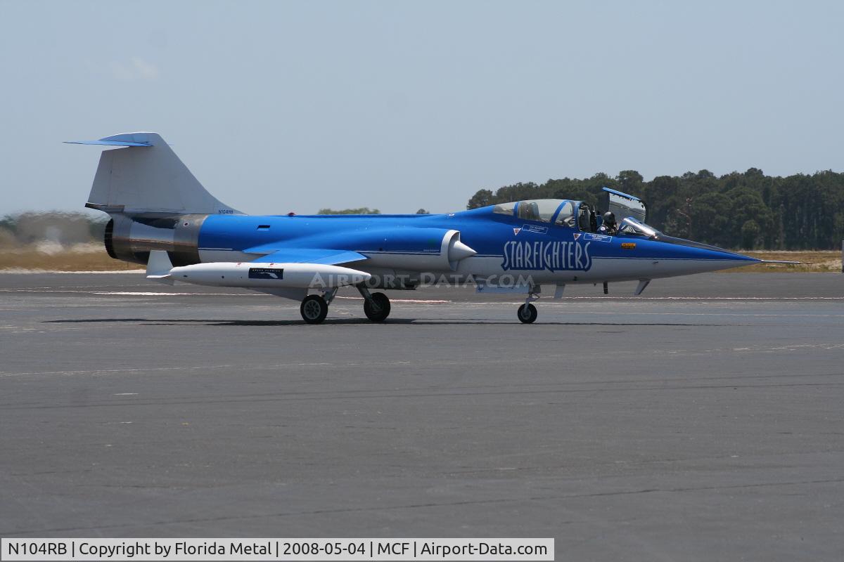 N104RB, 1962 Lockheed CF-104D Starfighter C/N 583A-5302, Starfighters Inc F104