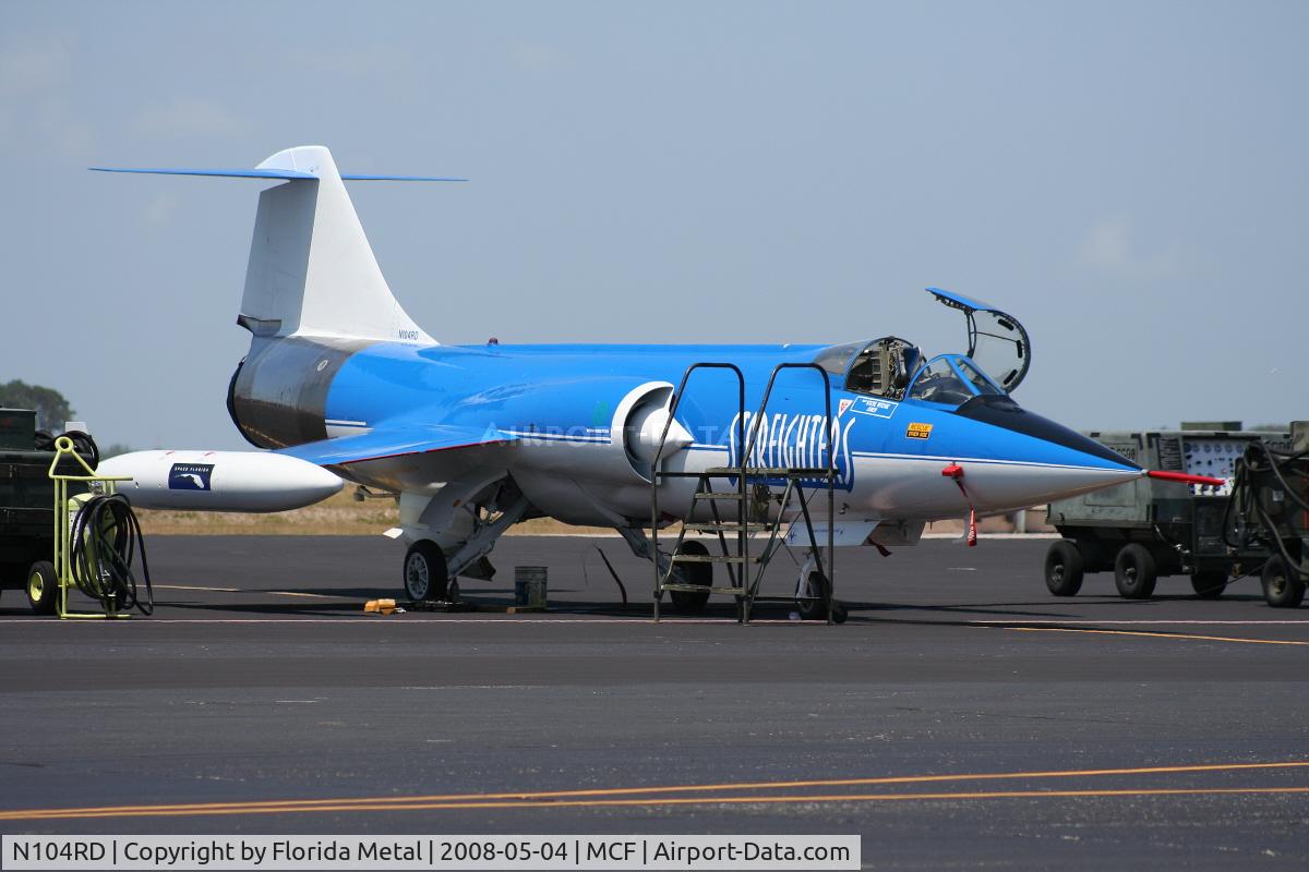 N104RD, 1963 Lockheed CF-104G C/N 104850, Starfighters Inc F104