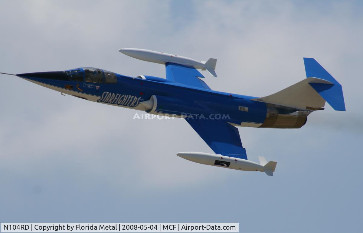 N104RD, 1963 Lockheed CF-104G C/N 104850, Starfighters Inc F104