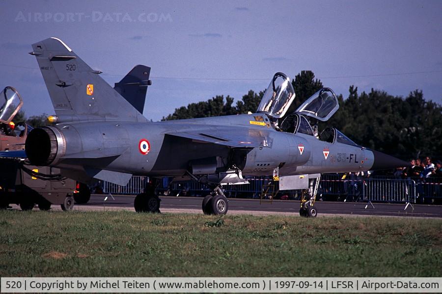 520, Dassault Mirage F.1B C/N Not found 520, EC 3/33 Lorraine