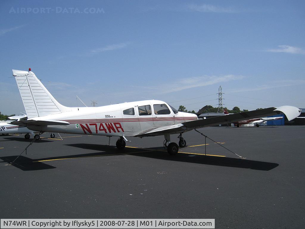 N74WR, 1974 Piper PA-28-151 Cherokee Warrior C/N 28-7415458, N74WR PIPER PA-28-151