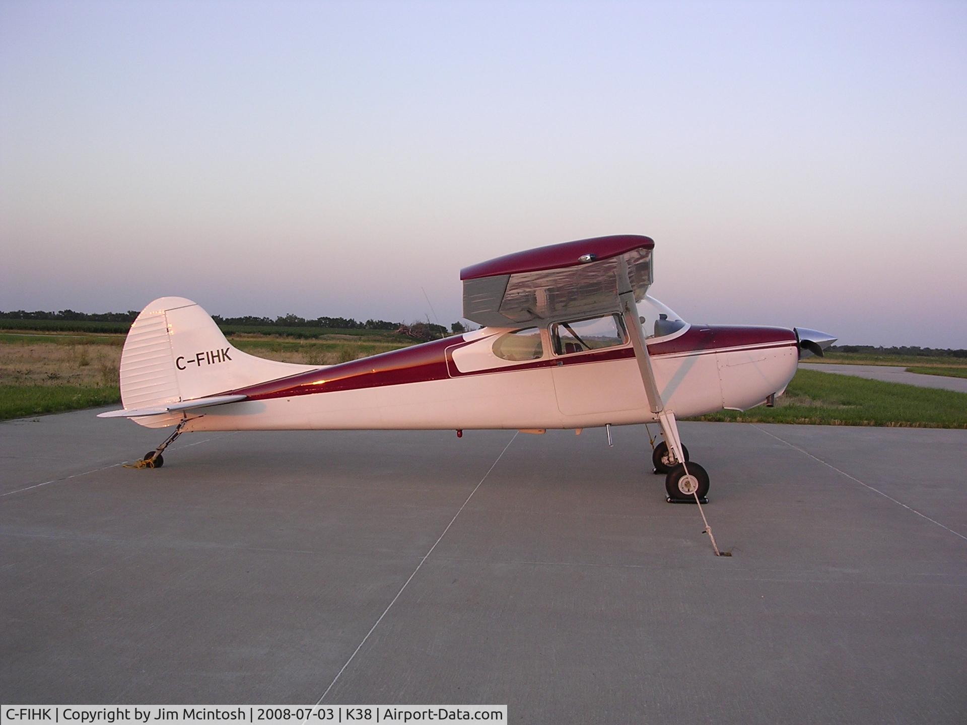 C-FIHK, 1953 Cessna 170B C/N 25656, Cessna 170B model