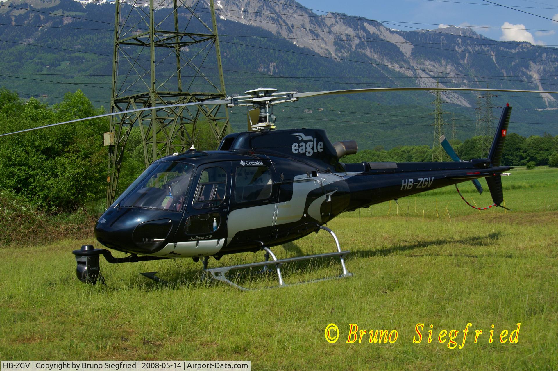 HB-ZGV, 2001 Eurocopter AS-350B-3 Ecureuil Ecureuil C/N 3426, Bex (Suisse) LSGB