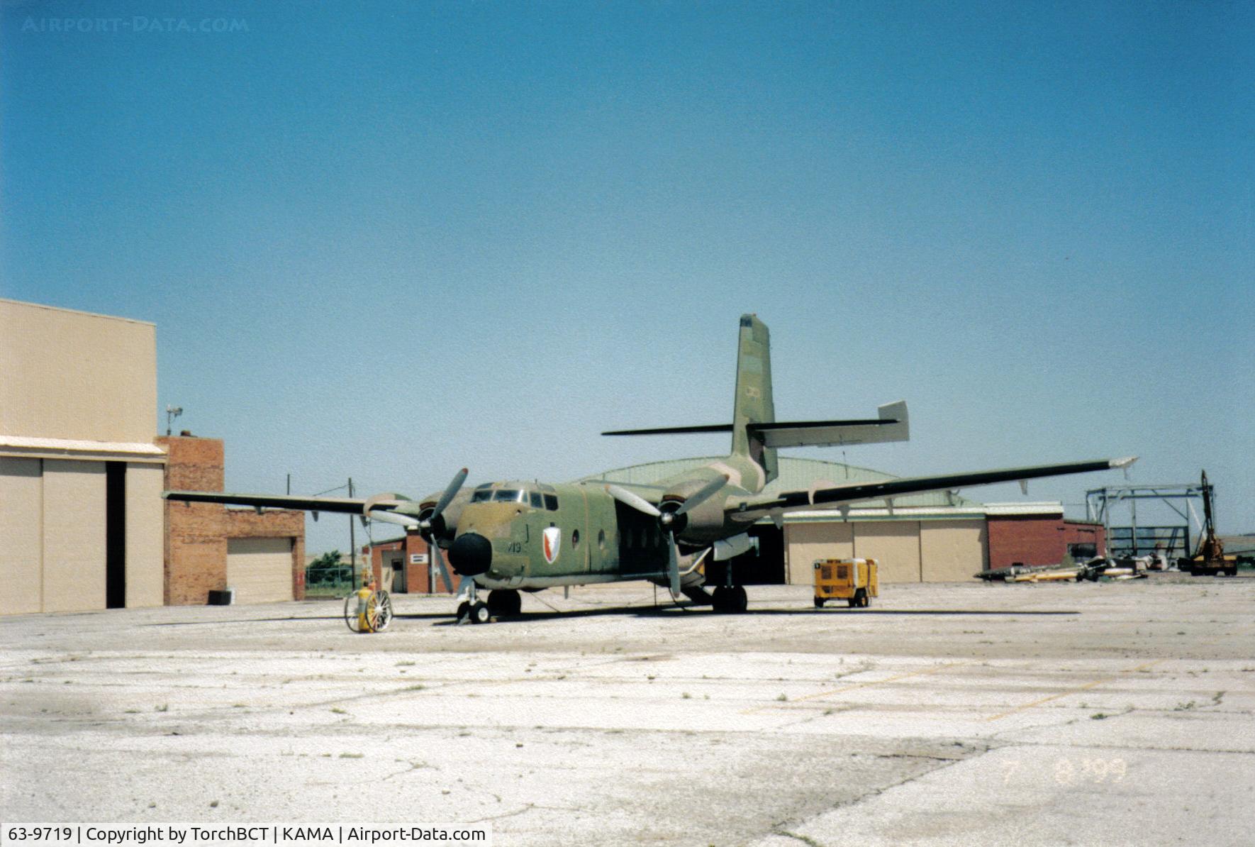 63-9719, 1963 De Havilland Canada CV-7B Caribou C/N 150, Army Caribou on display at English Field Air & Space Museum