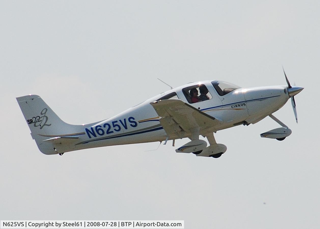 N625VS, 2005 Cirrus SR22 G2 C/N 1517, Departing Runway 26