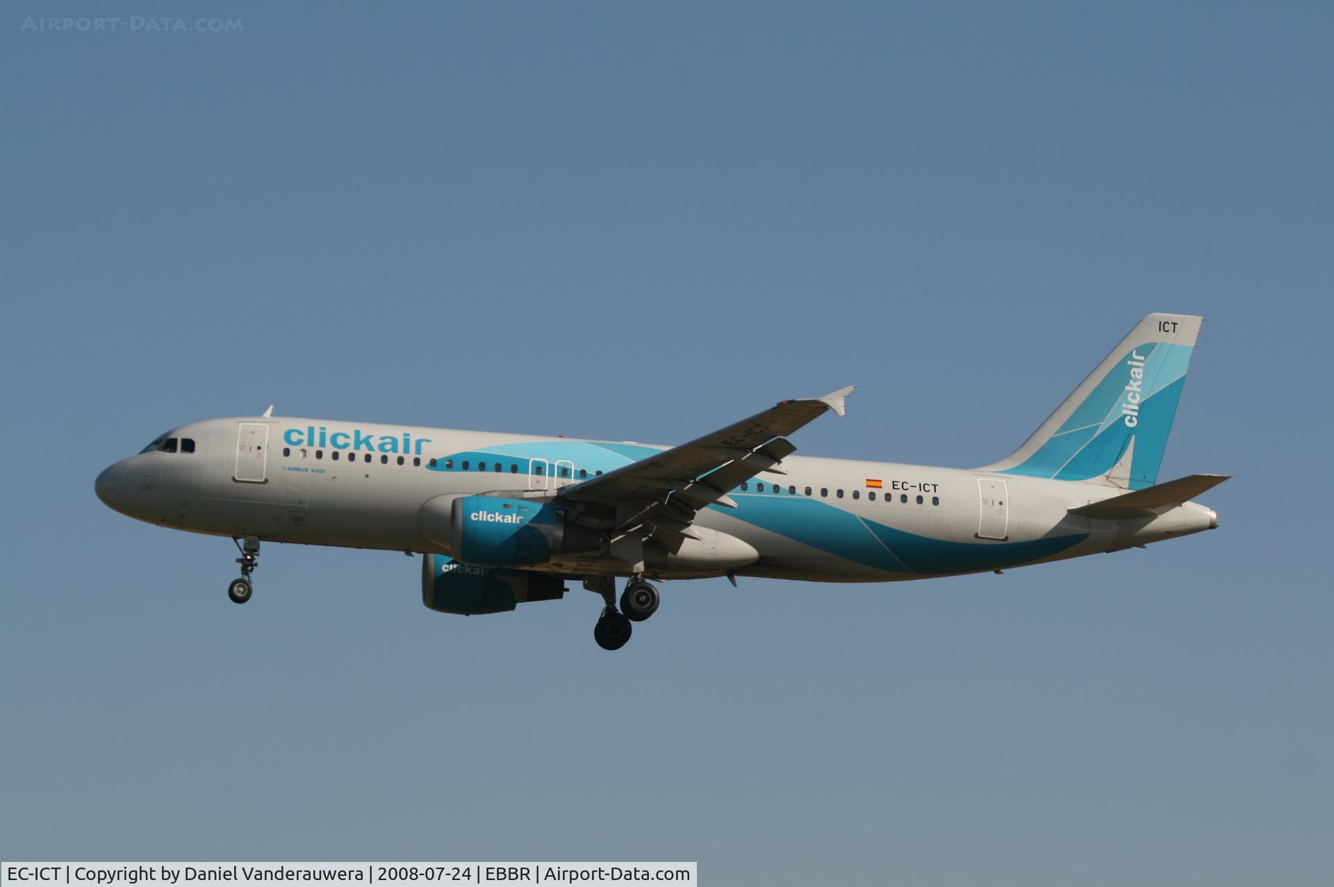 EC-ICT, 1991 Airbus A320-211 C/N 264, arrival of flight XG1241 to rwy 25L