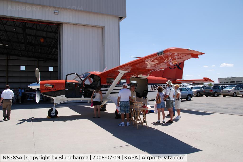 N838SA, 2007 Quest Kodiak 100 C/N 100-0002, Parked on Display at the Parade of Pistons.