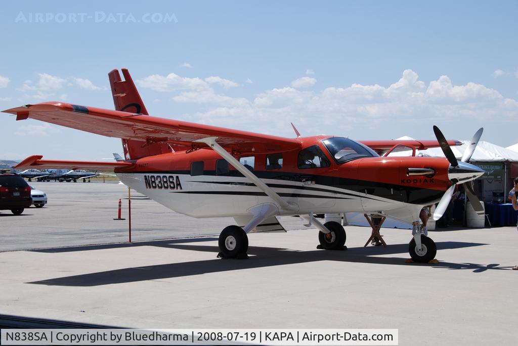 N838SA, 2007 Quest Kodiak 100 C/N 100-0002, Parked on Display at the Parade of Pistons.