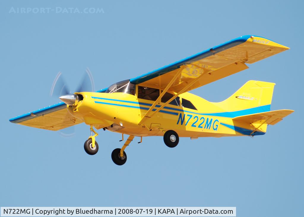 N722MG, 2006 Maule MT-7-260 C/N 27015C, On approach to 17L.