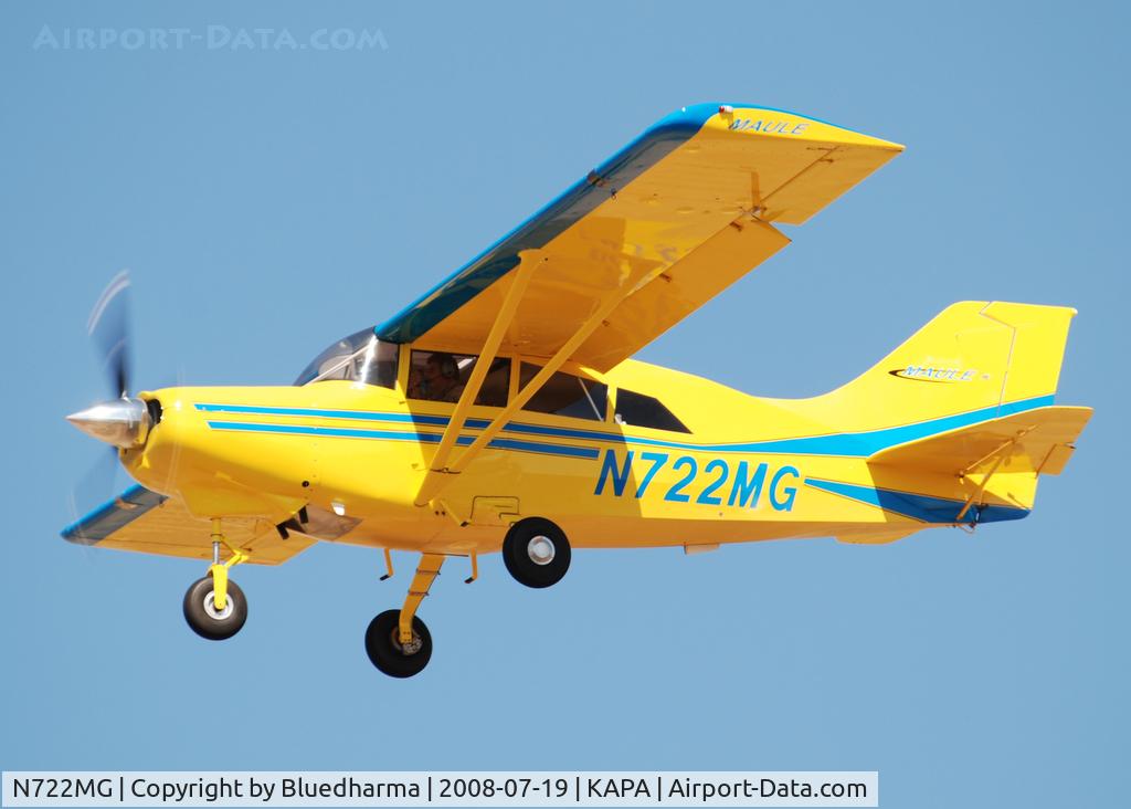 N722MG, 2006 Maule MT-7-260 C/N 27015C, On approach to 17L.