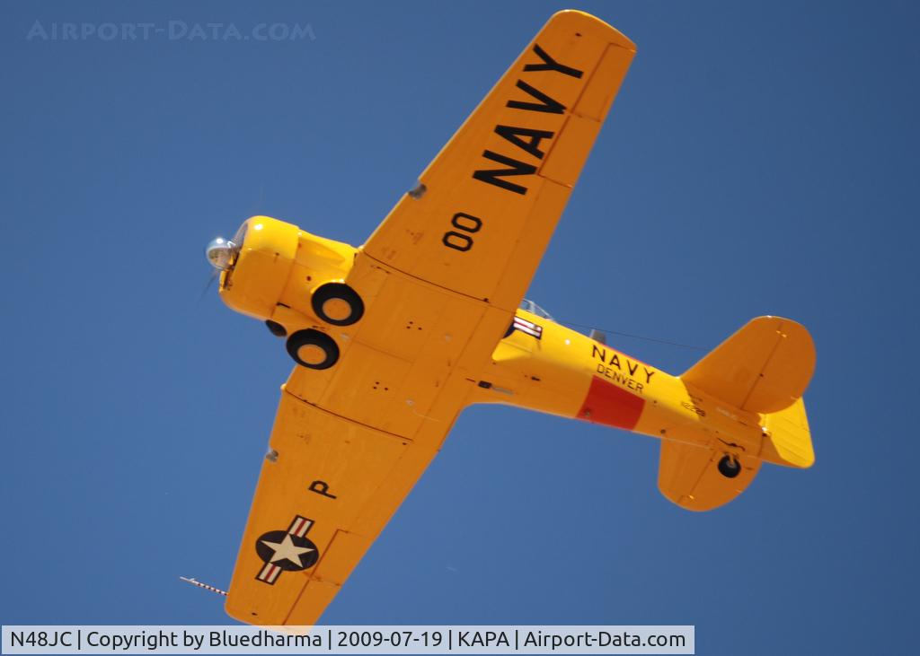 N48JC, North American AT-6G Texan Texan C/N 121-43192, Takeoff from 17L.