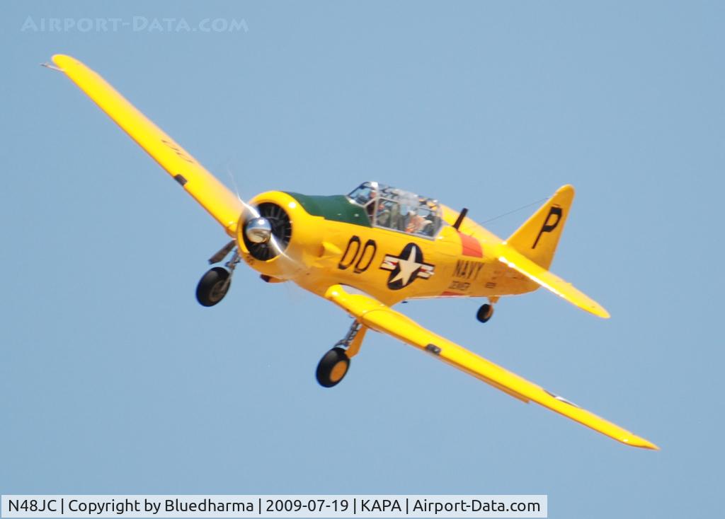 N48JC, North American AT-6G Texan Texan C/N 121-43192, On final to 17L.