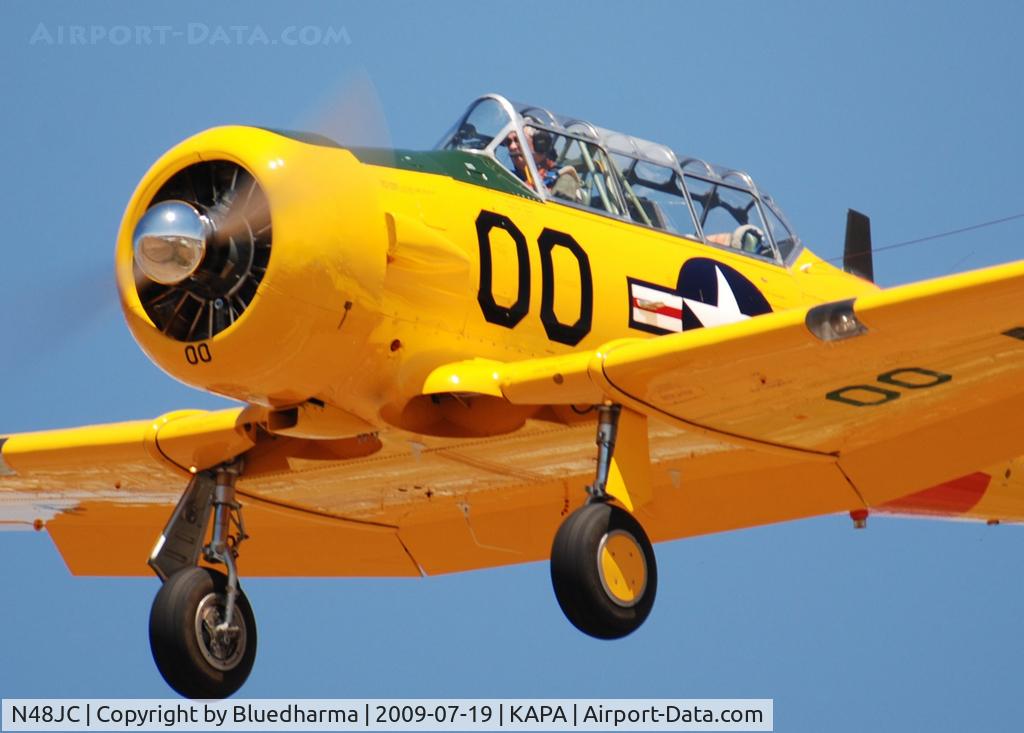 N48JC, North American AT-6G Texan Texan C/N 121-43192, On final to 17L.