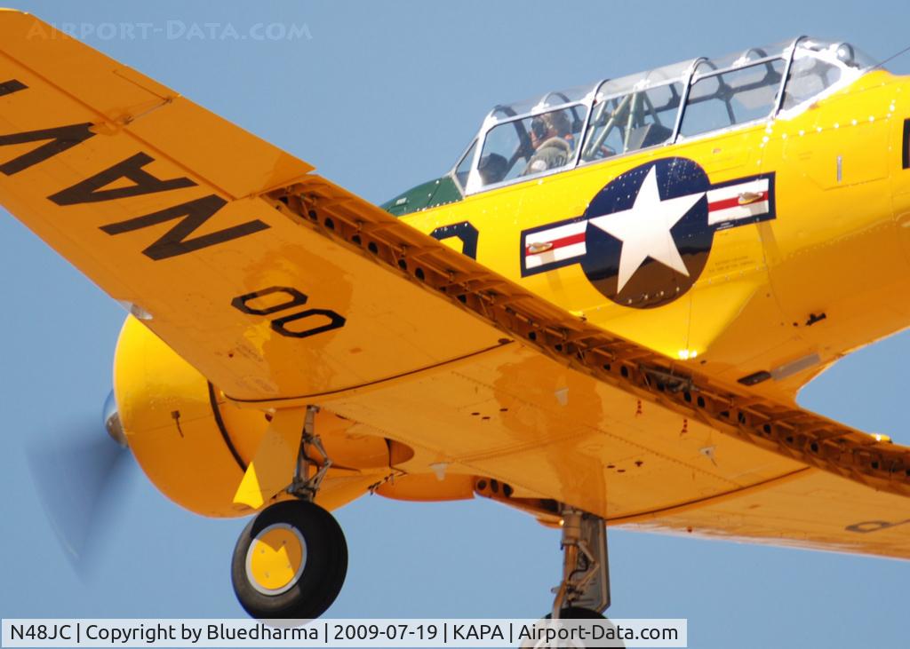 N48JC, North American AT-6G Texan Texan C/N 121-43192, On final to 17L.