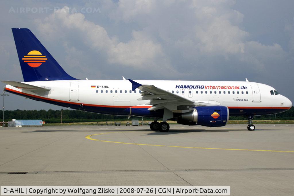 D-AHIL, 2008 Airbus A319-112 C/N 3589, visitor