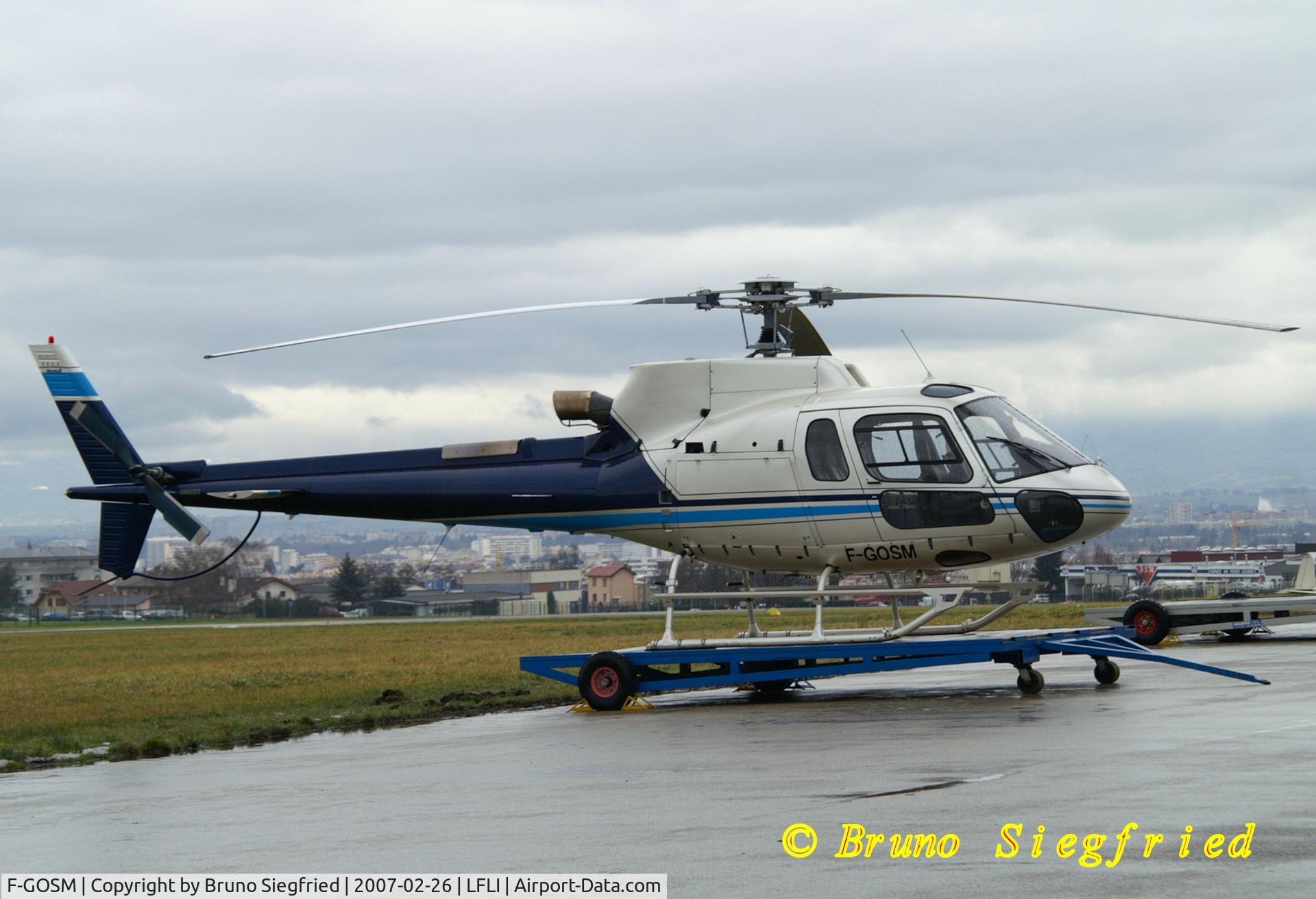 F-GOSM, Eurocopter AS-350B-3 Ecureuil Ecureuil C/N 3524, Annemasse LFLI