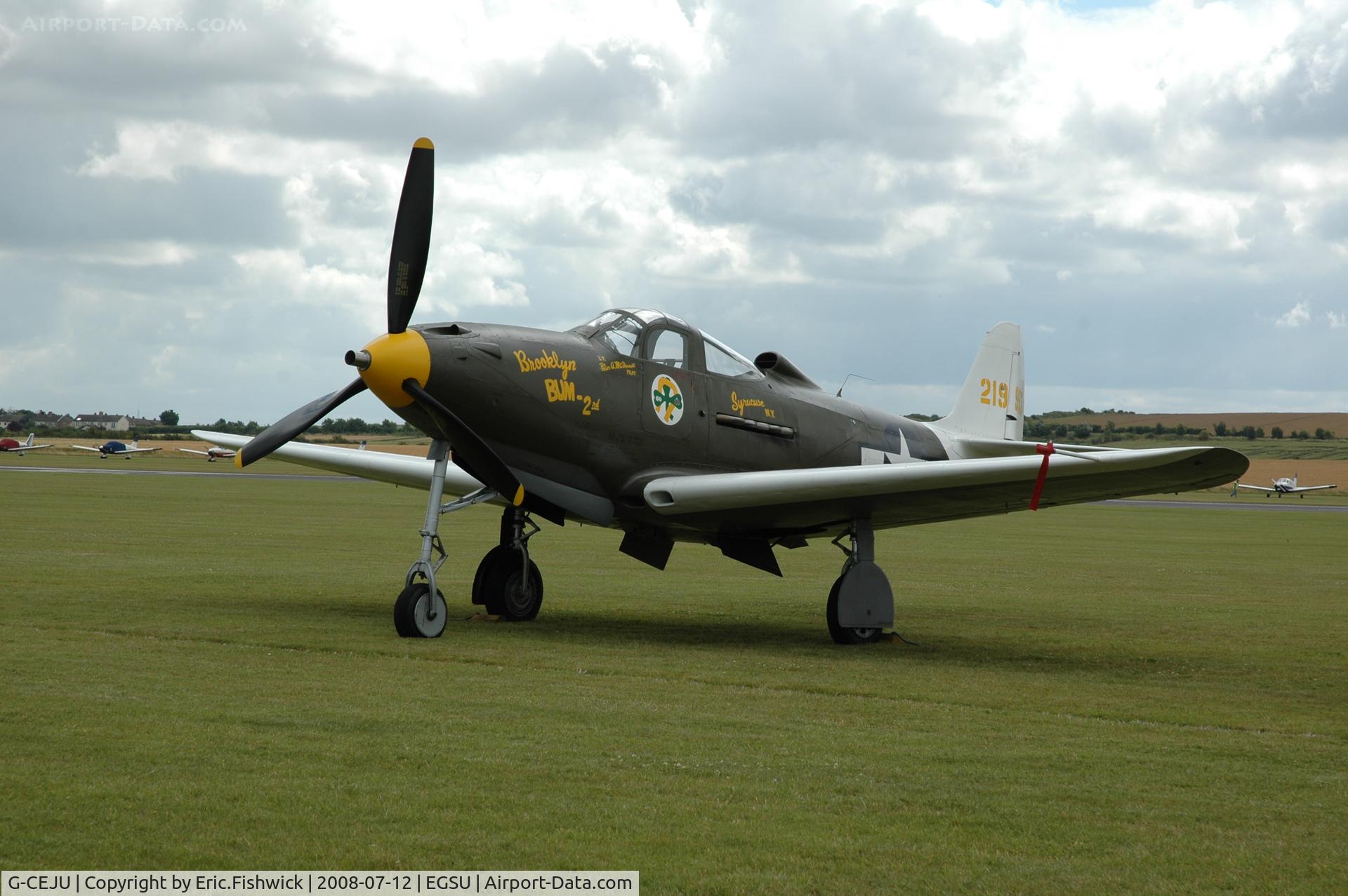 N793QG, 1942 Bell P-39Q-6 Airacobra C/N 26E-397, 3. 219913 The Bell Airacobra at Duxford Flying Legends Air Show July 2008