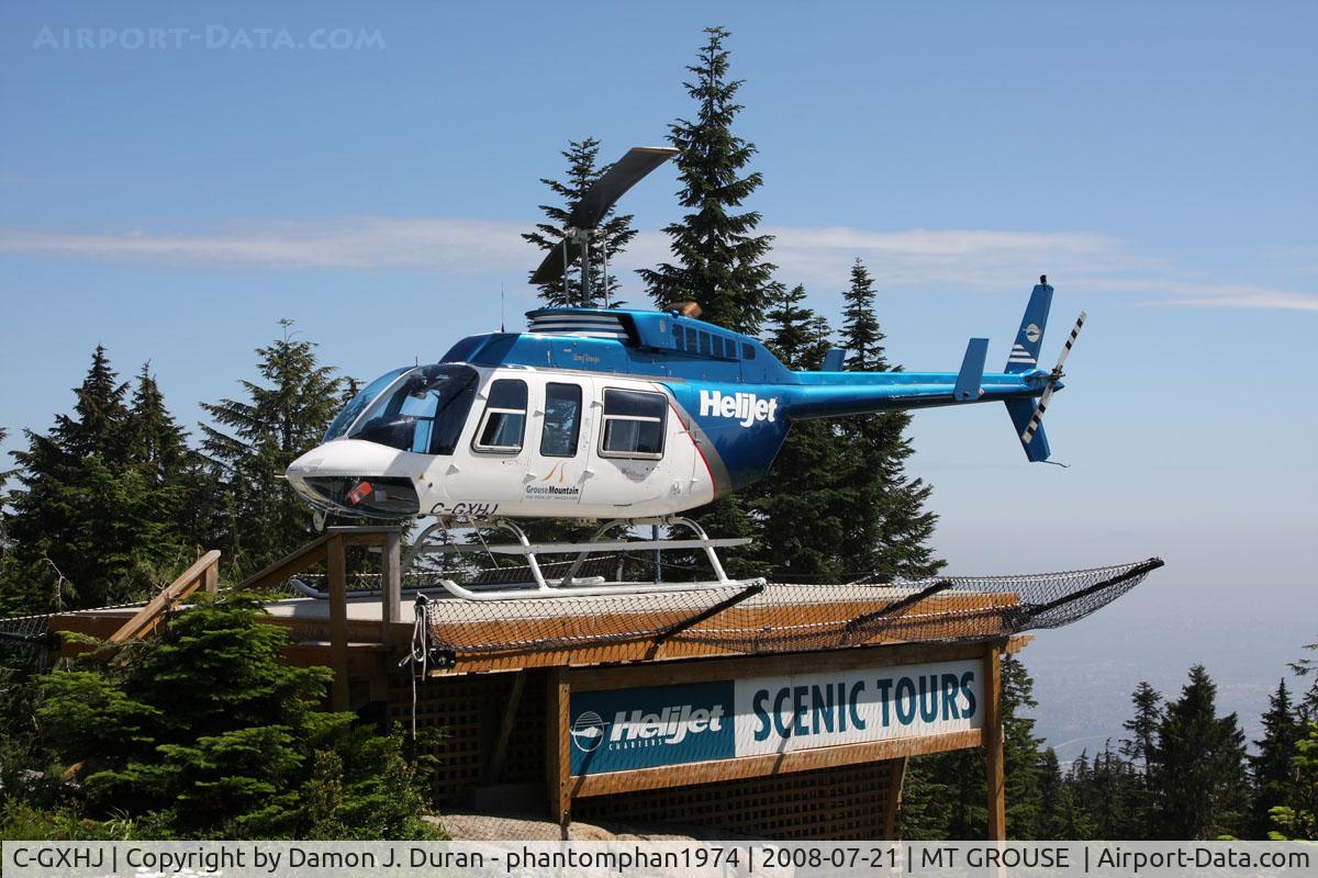 C-GXHJ, 1982 Bell 206L-1 LongRanger II C/N 45741, Taken at Mt Grouse Helipad