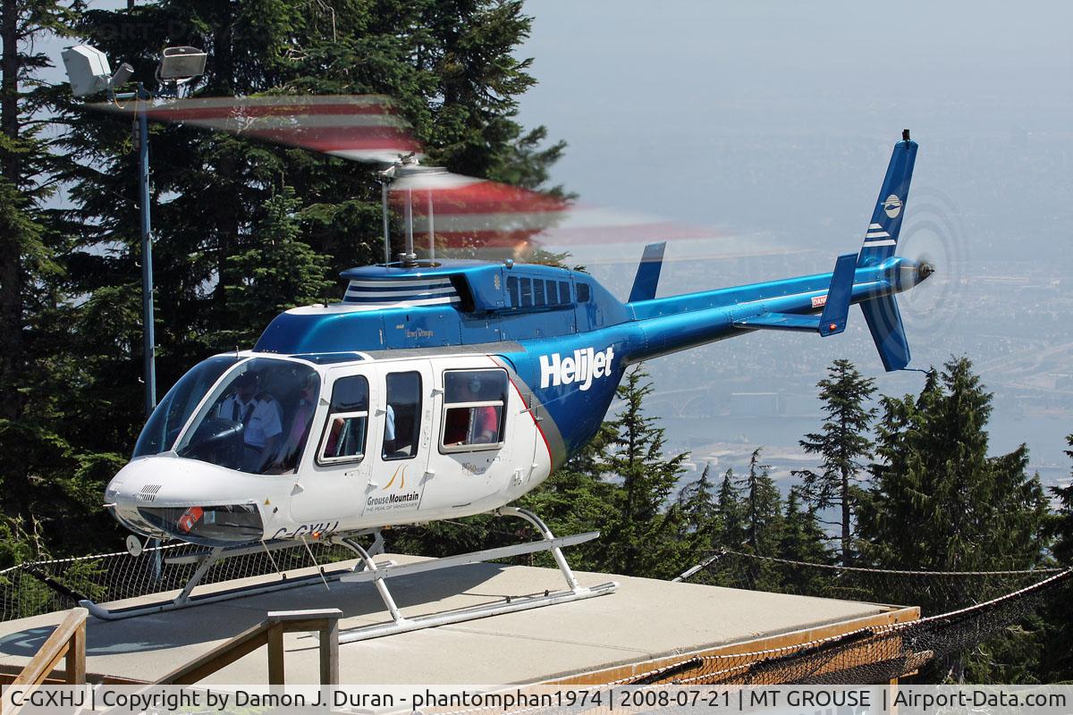 C-GXHJ, 1982 Bell 206L-1 LongRanger II C/N 45741, Taken at Mt Grouse Heliport