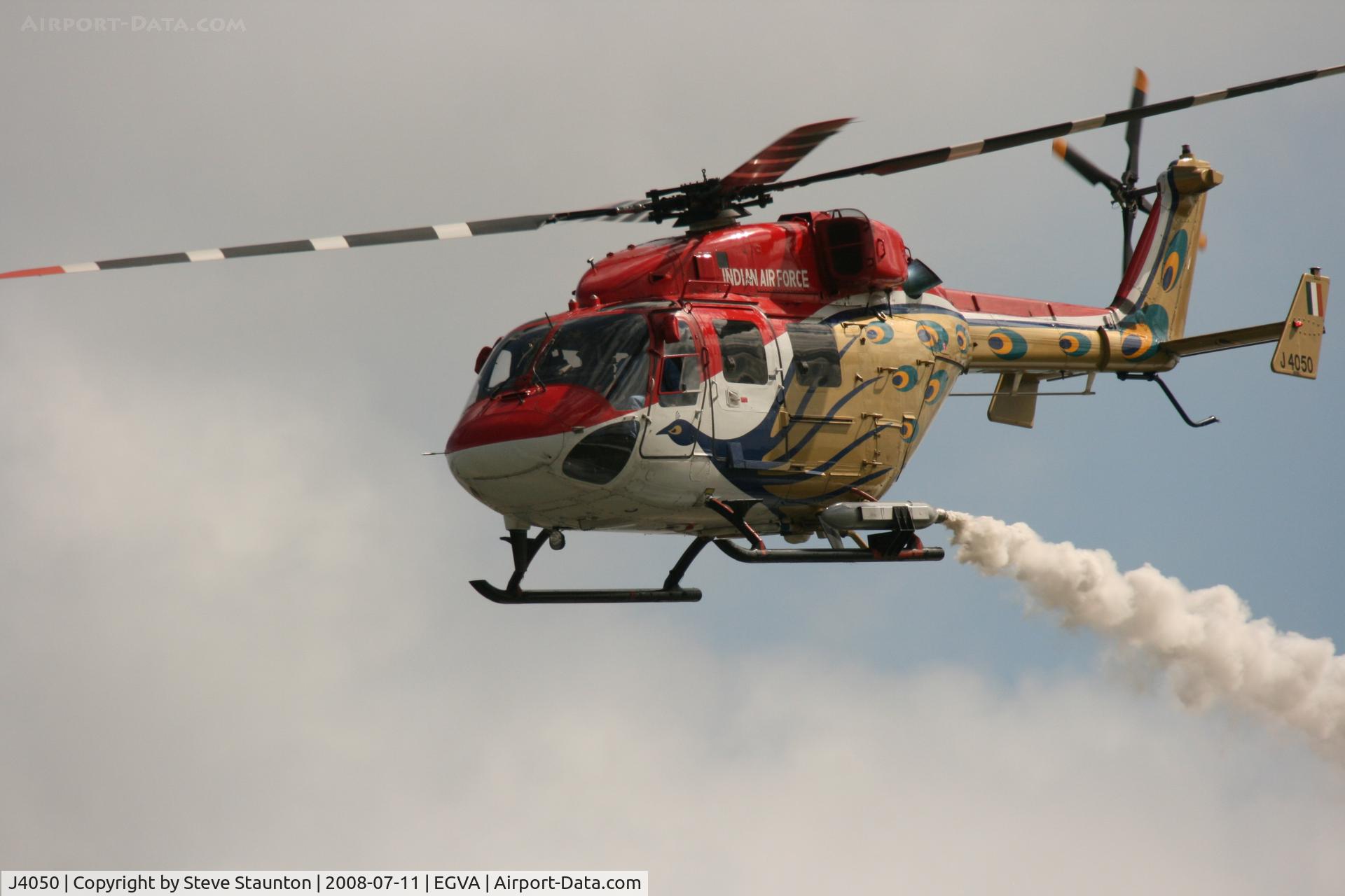 J4050, HAL Dhruv C/N CC/35/04, Taken at the Royal International Air Tattoo 2008 during arrivals and departures (show days cancelled due to bad weather)