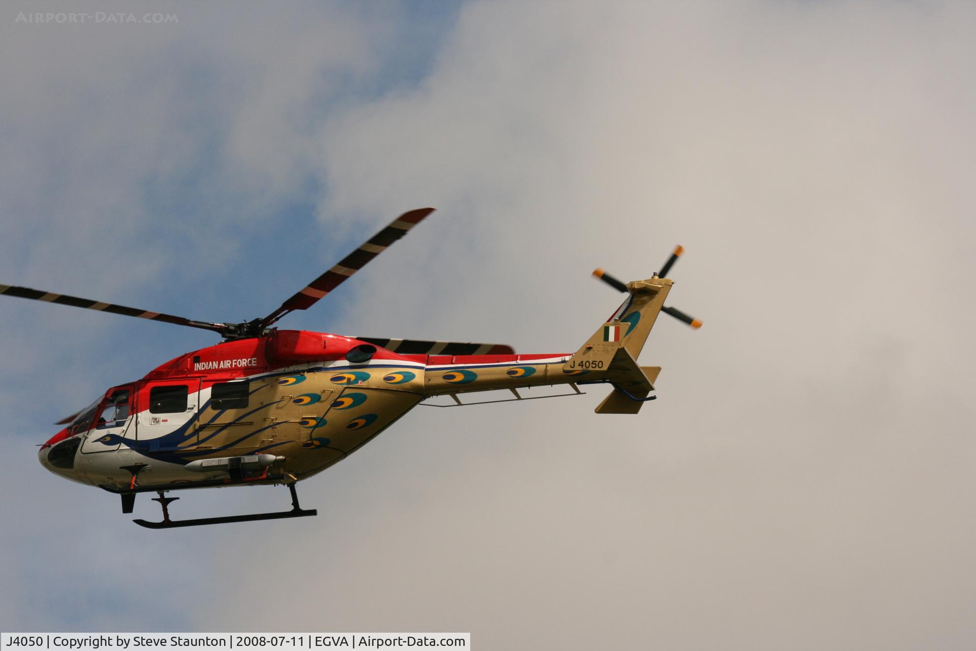 J4050, HAL Dhruv C/N CC/35/04, Taken at the Royal International Air Tattoo 2008 during arrivals and departures (show days cancelled due to bad weather)