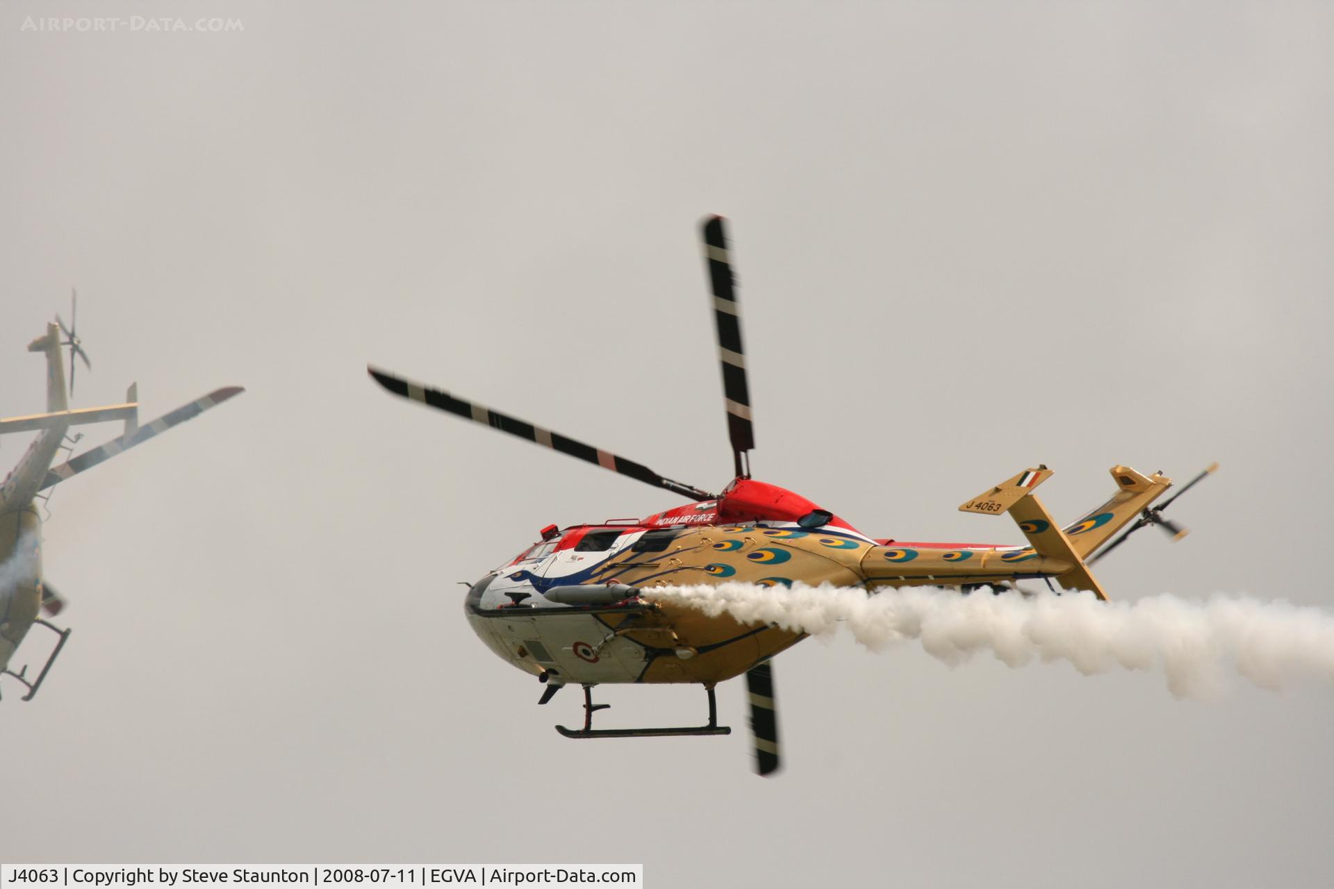 J4063, HAL Dhruv C/N CC/60/06, Taken at the Royal International Air Tattoo 2008 during arrivals and departures (show days cancelled due to bad weather)