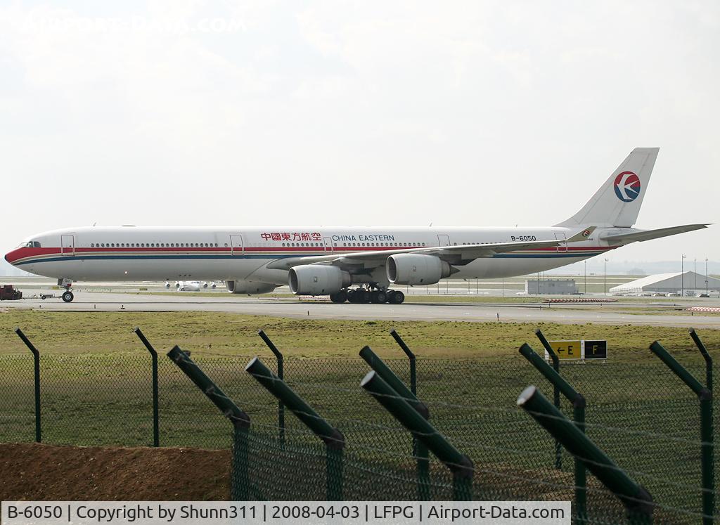 B-6050, 2002 Airbus A340-642 C/N 468, Trackted to the south...