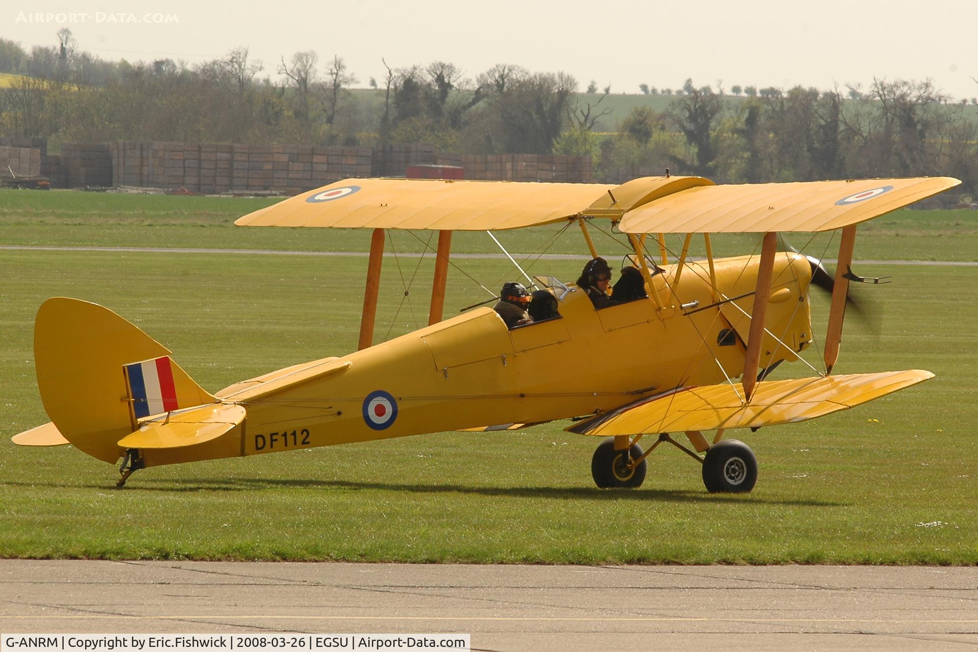 G-ANRM, 1942 De Havilland DH-82A Tiger Moth II C/N 85861, 2. DF112 ('Classic Wings') with Nick aboard