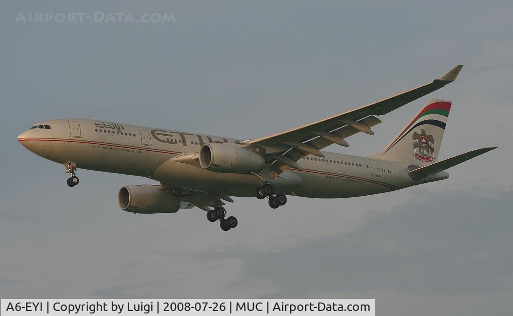 A6-EYI, 2006 Airbus A330-243 C/N 730, Ethiad Airways