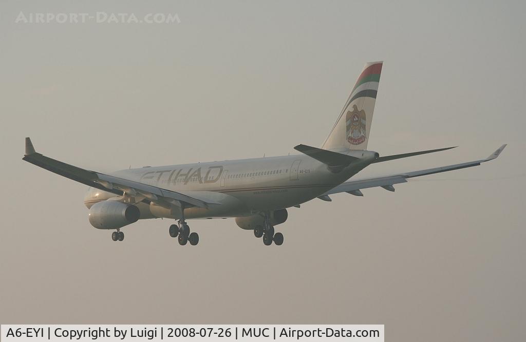 A6-EYI, 2006 Airbus A330-243 C/N 730, Ethiad Airways