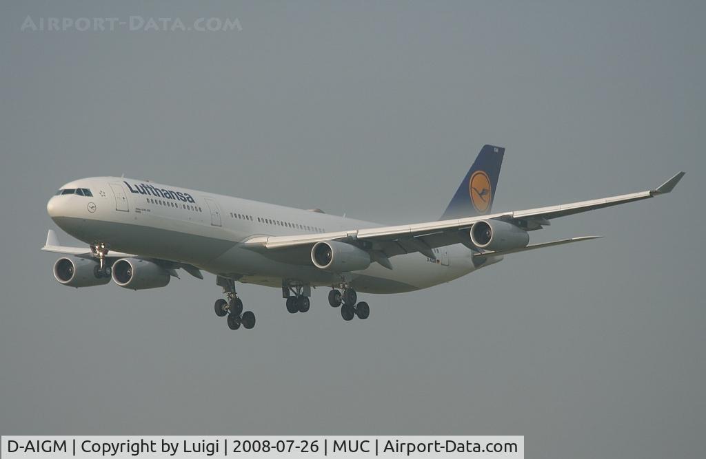 D-AIGM, 1997 Airbus A340-313 C/N 158, Lufthansa