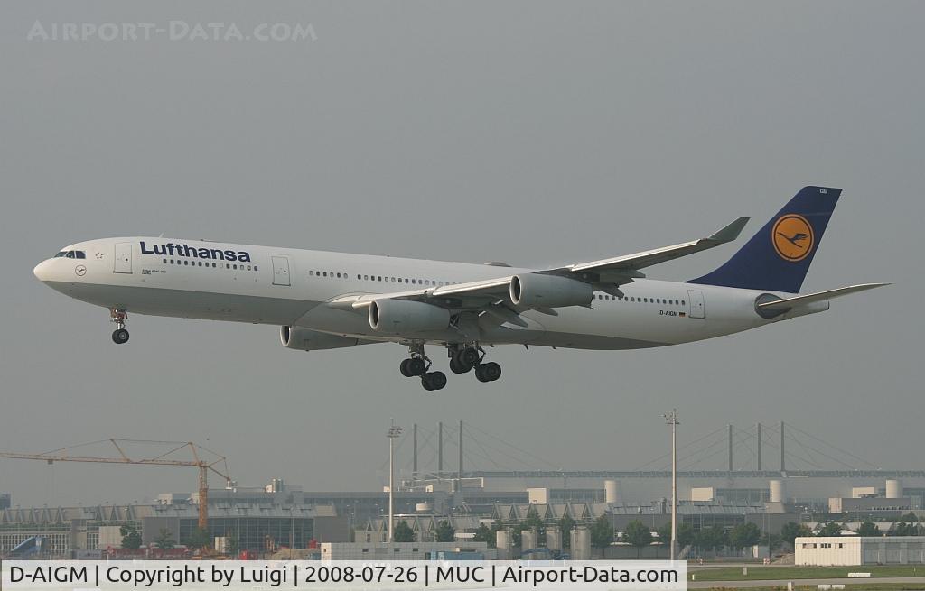 D-AIGM, 1997 Airbus A340-313 C/N 158, Lufthansa